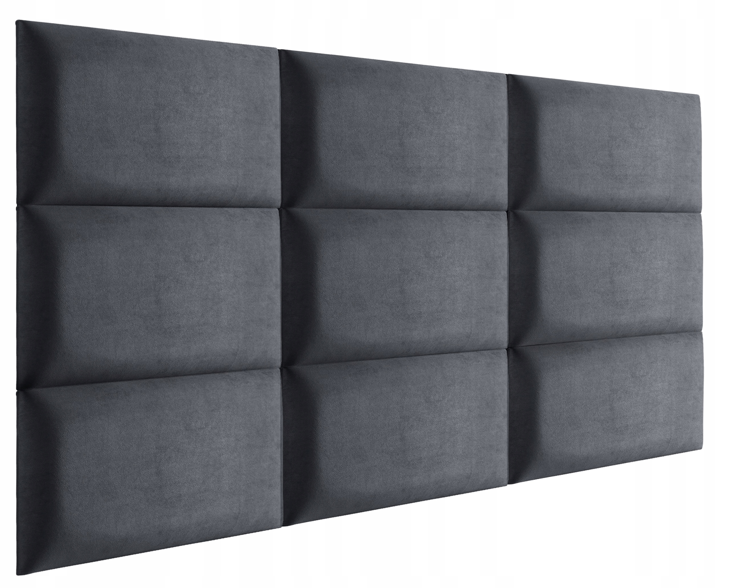 9 x Čalouněný Nástěnný Panel 60x30 Velur Dárek