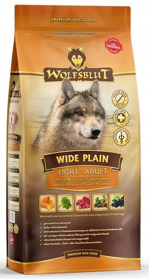 Wolfsblut Dog Wide Plain Adult Light koně a batáty 2 kg