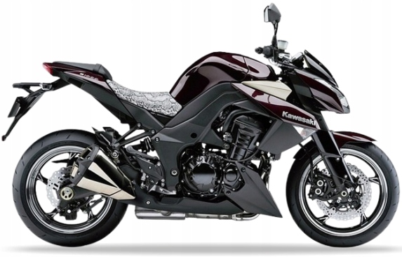Samolepky Na Motocykl Juula Pro Kawasaki Z Roku 1000 2010 Hnědé