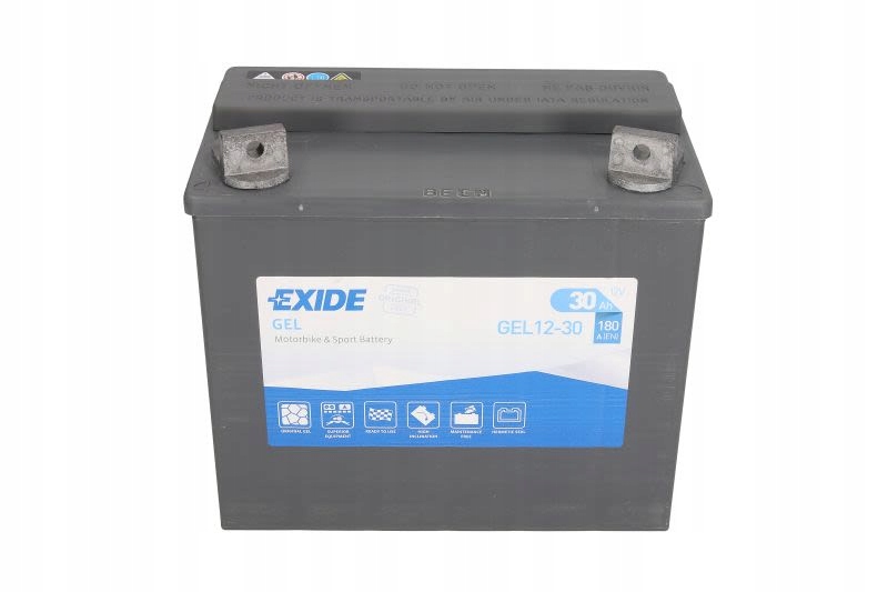 Akumulator Exide GEL12-30 Wysokość 186 mm