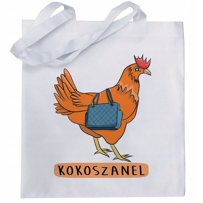

Zabawna torba eko kura kokoszanel kokoszka