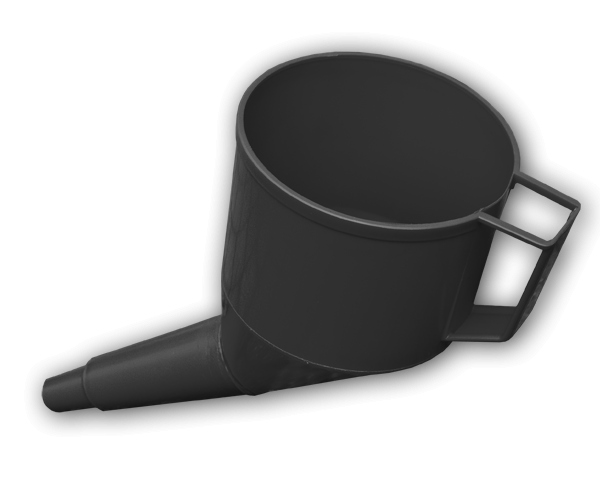 

Lejek z sitkiem antystatycznym Black