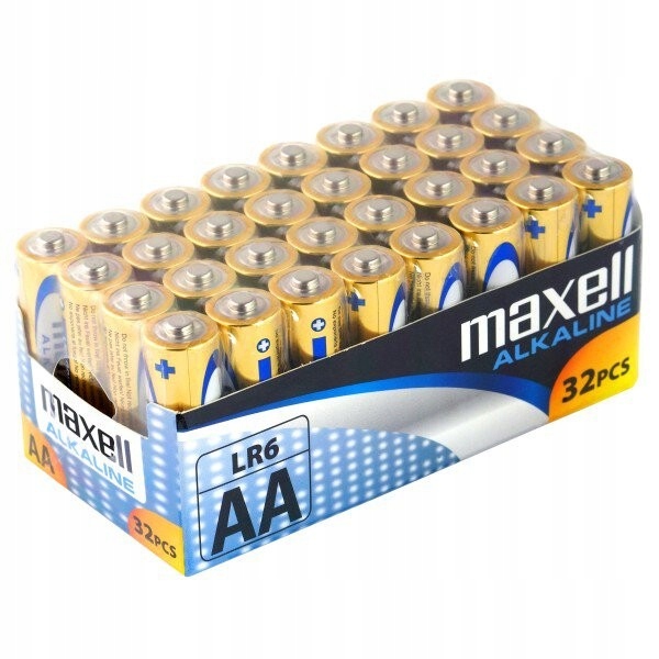 

Baterie Alkaliczne Zestaw Aa LR6 Maxell 32szt.