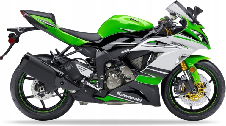 Samolepky Juula Pro Kawasaki Zx 6R 2015 30TH Anniversary Edition Zelená 777