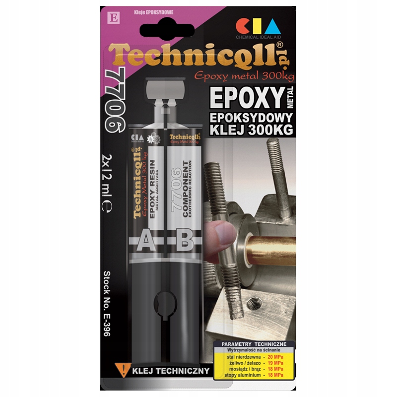 

Technicqll Klej Metalowy 300KG Epoksydowy E-396