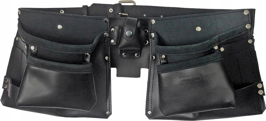 Skórzany Pas Ciesielski Monterski Dekarski ze skóry Profesjonalny Podwójny