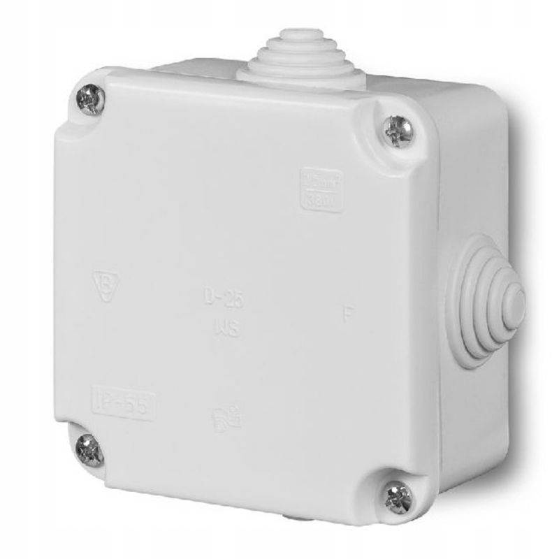 

Puszka natynkowa hermetyczna IP55 88×88×60 0224-00