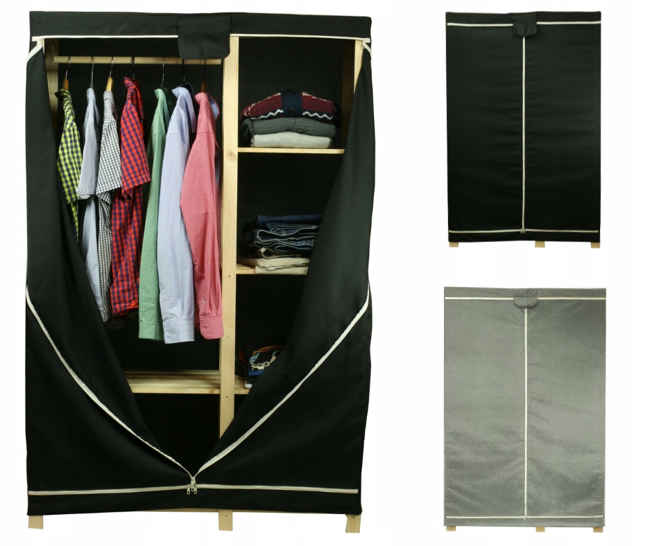 Obal na šatní regál RG-5/170X110X38/Czarn