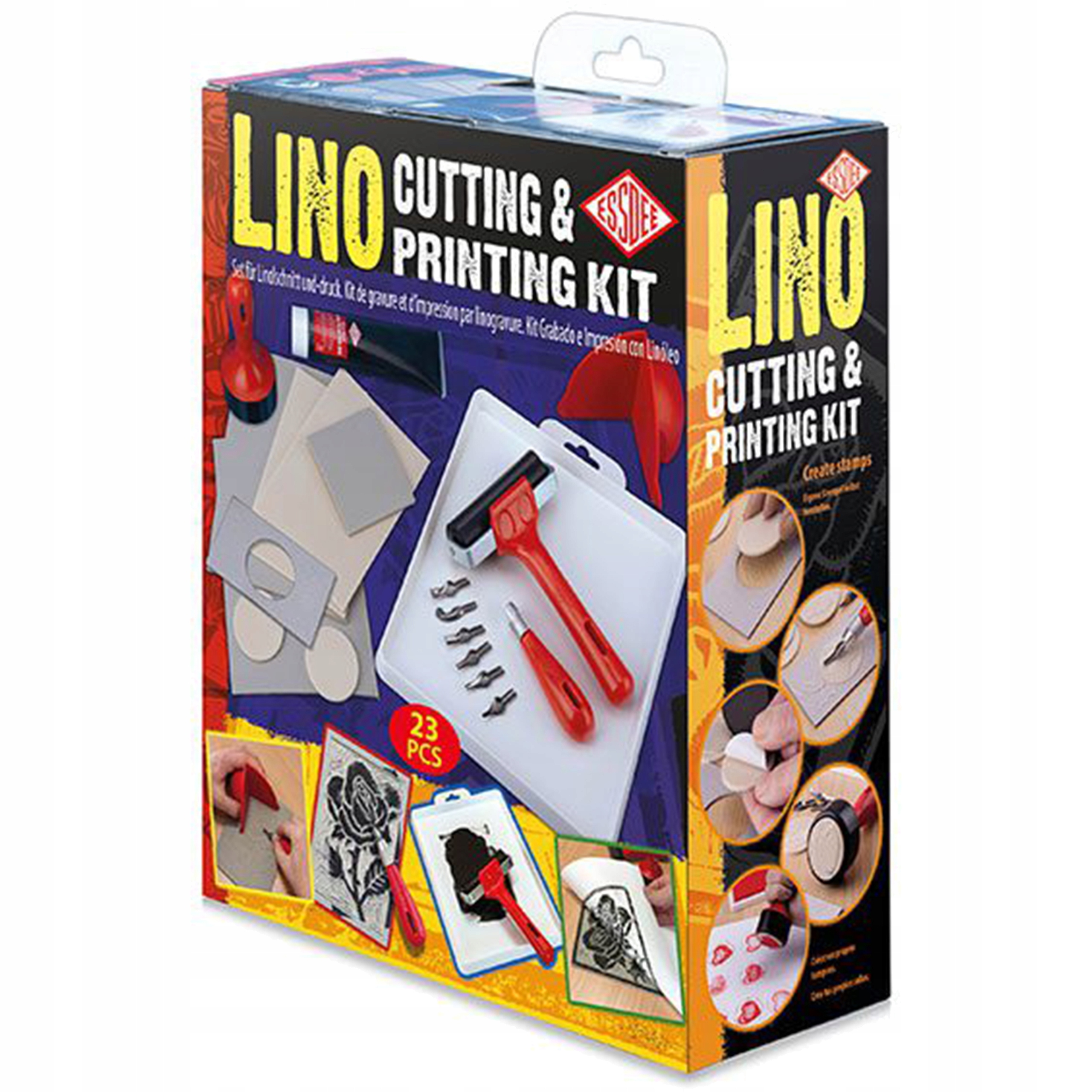 Velká sada na linoryt 23 prvků kompletní Essdee Kit dárek k narozeninám
