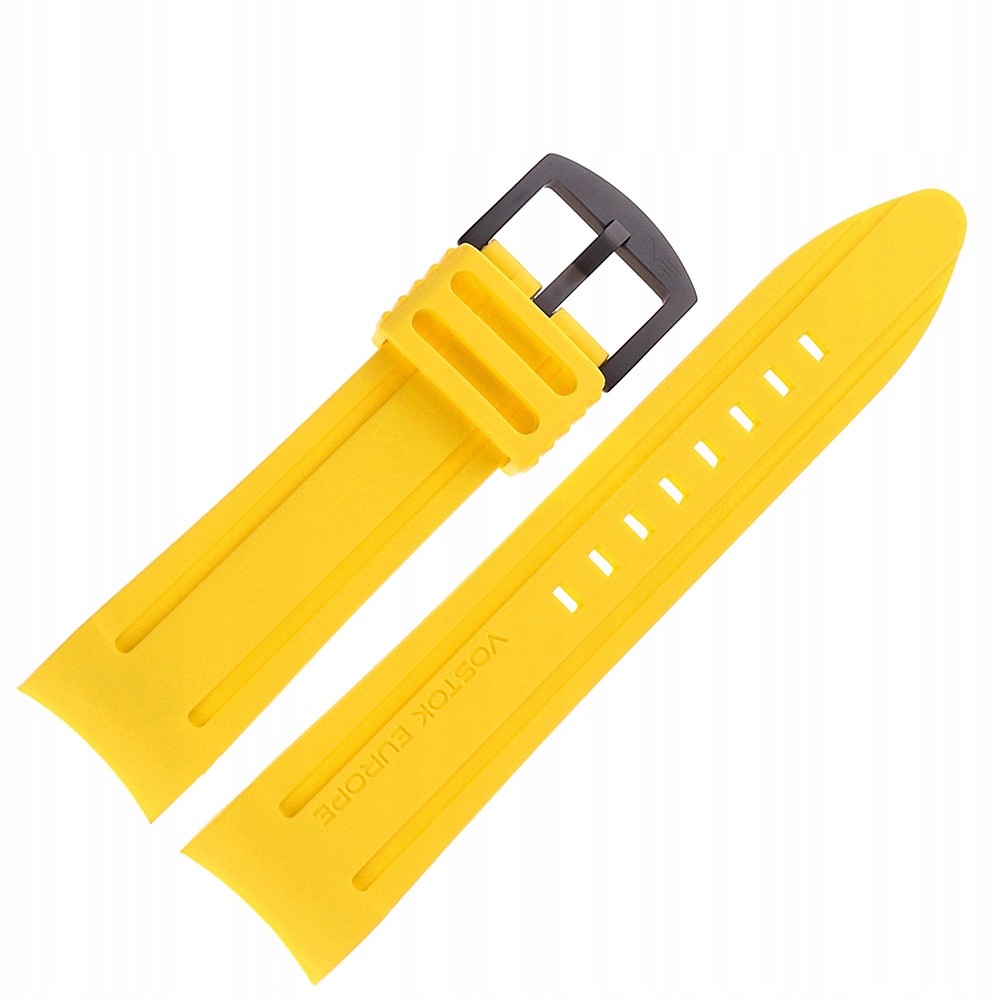 Pásek Anchar Silikon (4144) žlutý s černou barvou