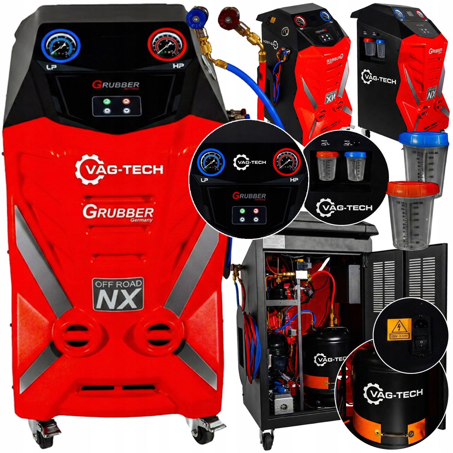 Grubber stacja klimatyzacji R134A OFF ROAD NX