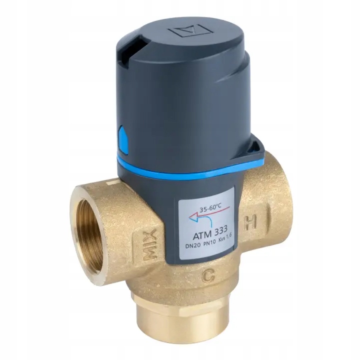 Termostatický Zmiešavací Ventil Atm 333 DN20 Gw 3/4 Palca 35-60 °C Afriso