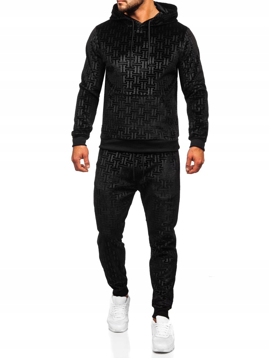 

Dres Welurowy Z Kapturem Czarny 3A81 Denley_xl
