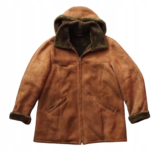 Дубленка натуральная кожа р. 46