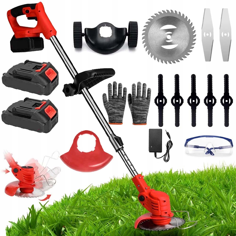 Aku Vyžínač Vyžínač S 2X Trávy Kolem A Noži