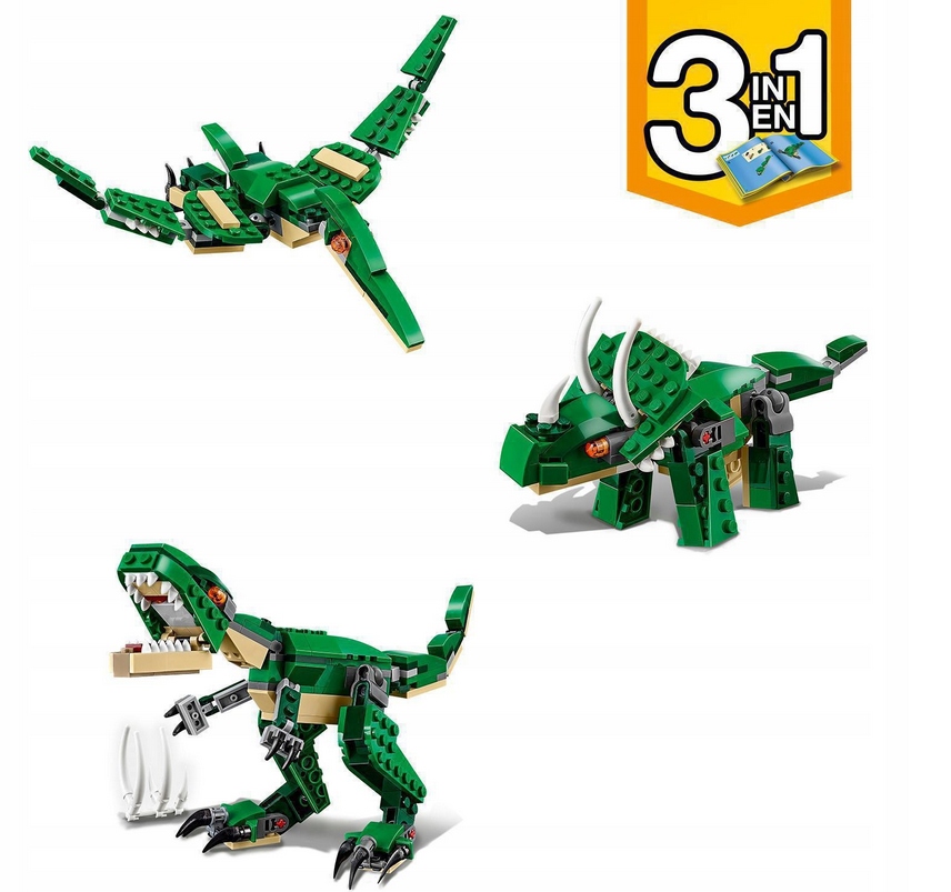 LEGO CREATOR 31058 Potężne dinozaury ZESTAW KLOCKÓW 3W1 NA PREZENT 3IN1 Numer produktu 31058888