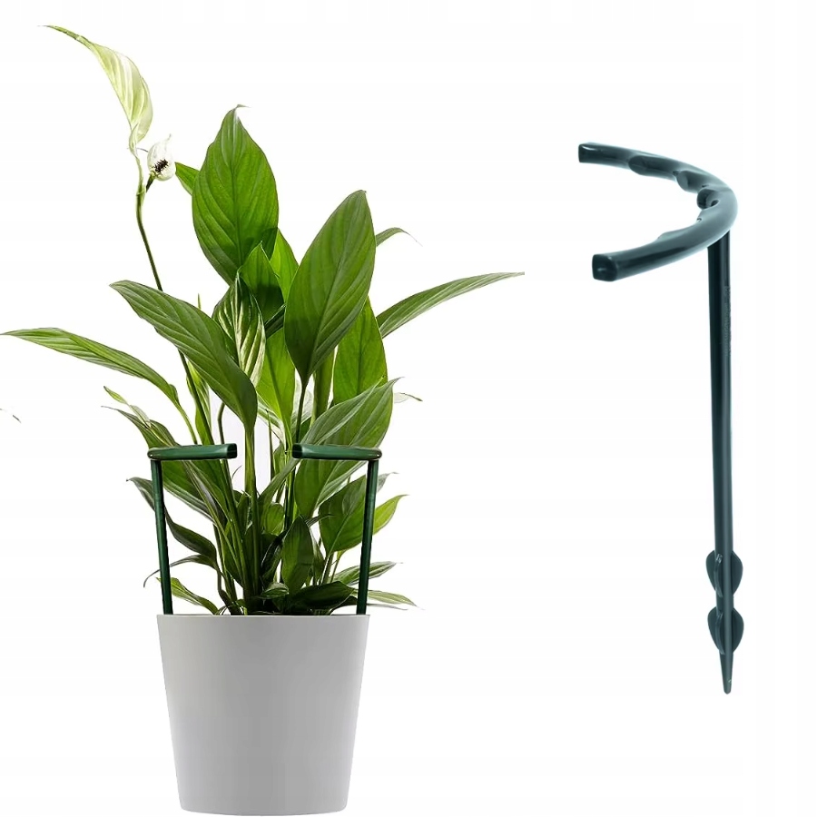 PODPÓRKA DO WIATÓW PODPORA ROŚLIN DONICZKOWYCH WSPORNIK TYCZKA 16 CM ZIELEŃ
