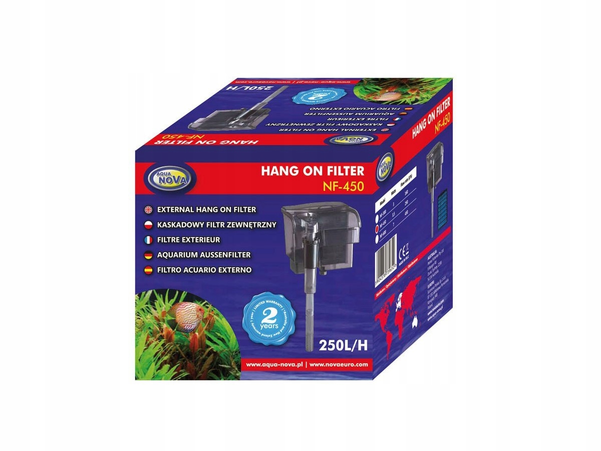 

Aqua Nova filtr zewnętrzny Kaskadowy NF-450