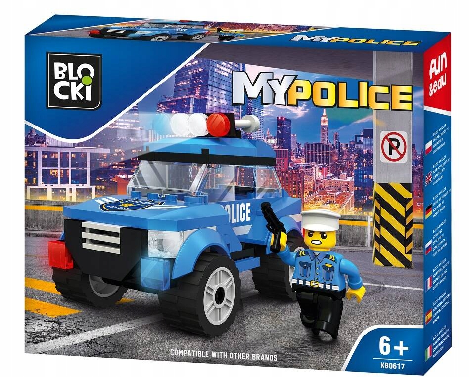 

Blocki MyPolice Radiowóz patrolowy 111 elementów