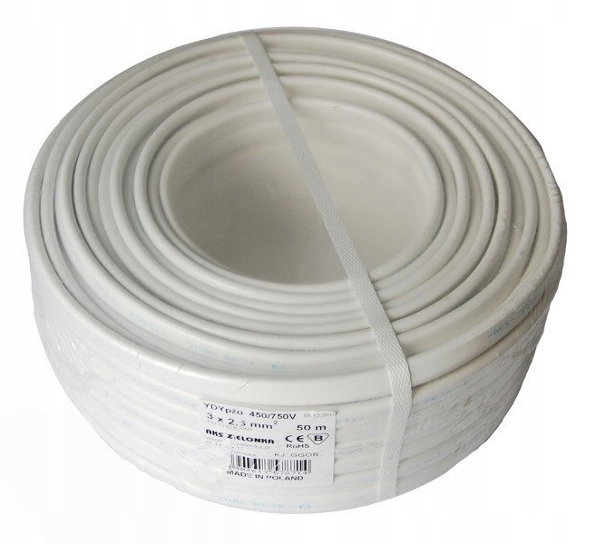 kabel Aks Zielonka Ydyp 3x2,5 mm 50 m 450 750 V