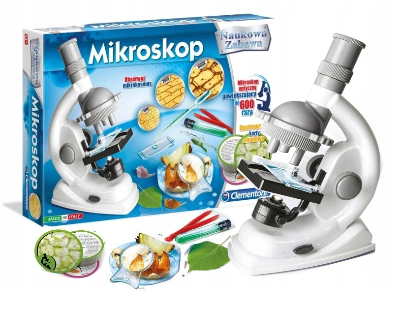 

Clementoni Mikroskop Powiększa X 600