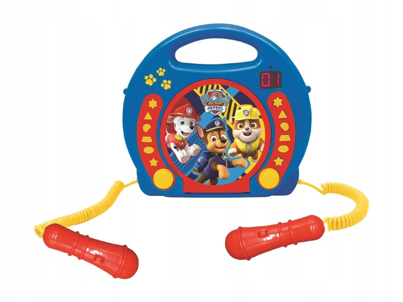 Lexibook Psi Patrol Odtwarzacz CD z mikrofonami zestaw do karaoke