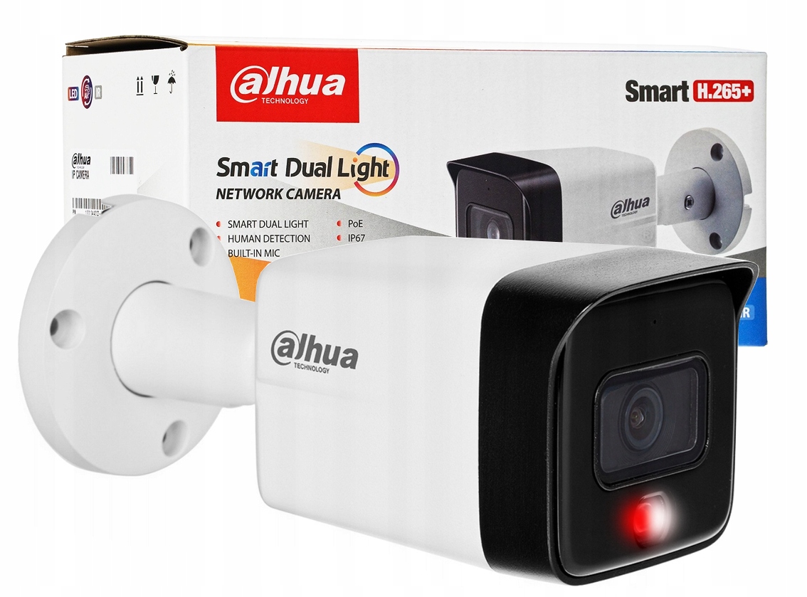 Ip kamera 8MPx 4K Dahua IPC-HFW1839TC-A-IL-0280B-S6 PoE Externí