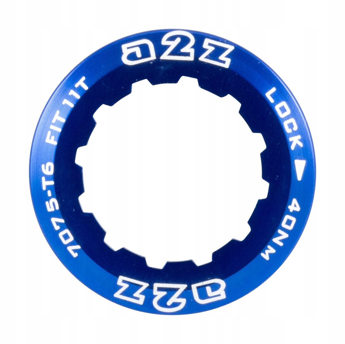 LOCKRING A2Z NAKRĘTKA KASETY Do Kaset Shimano/Sram 11T - Niebieska