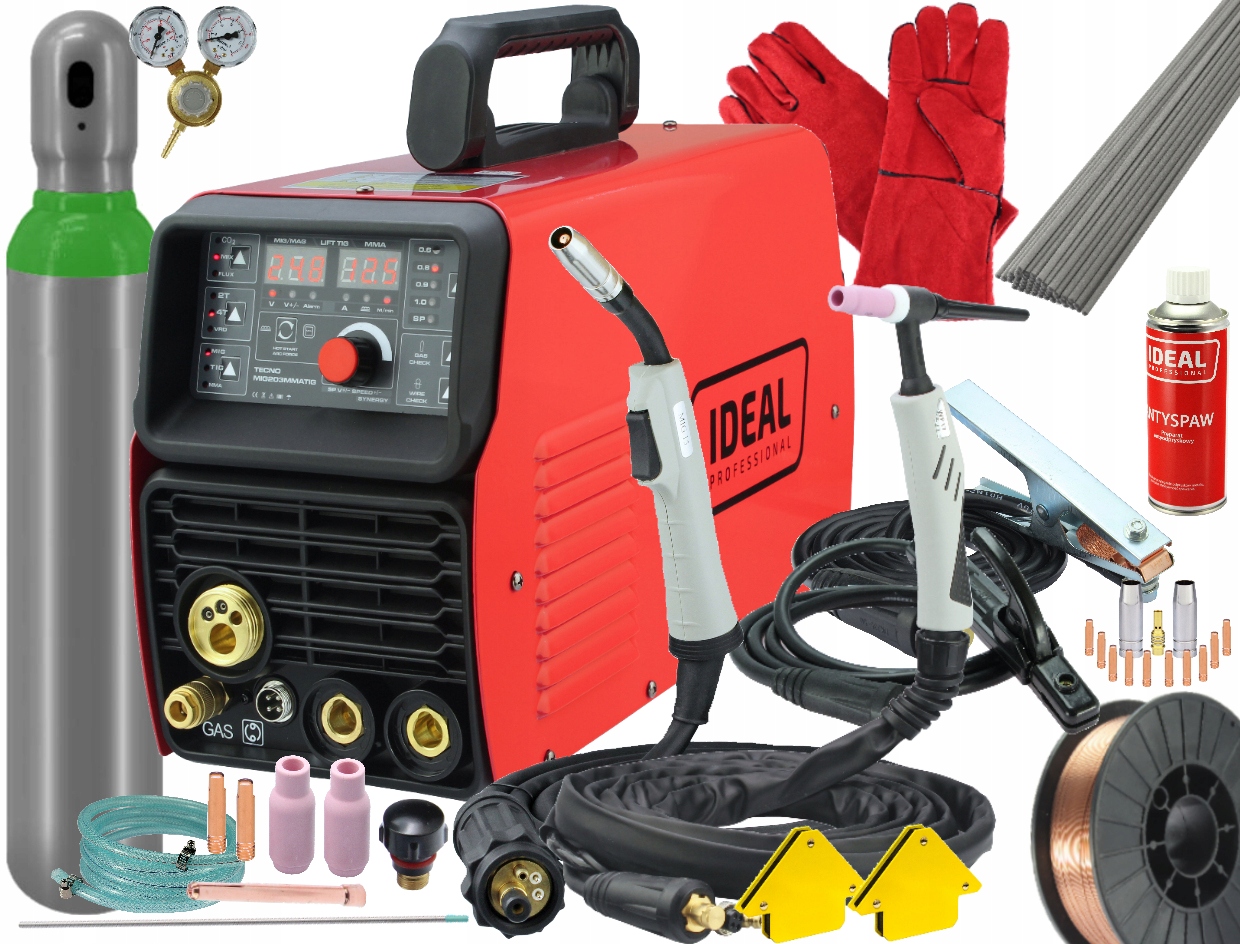 TECNO MIG 203 MIG/TIG / MMA СИНЕРГІЯ VRD + TIG IDEAL