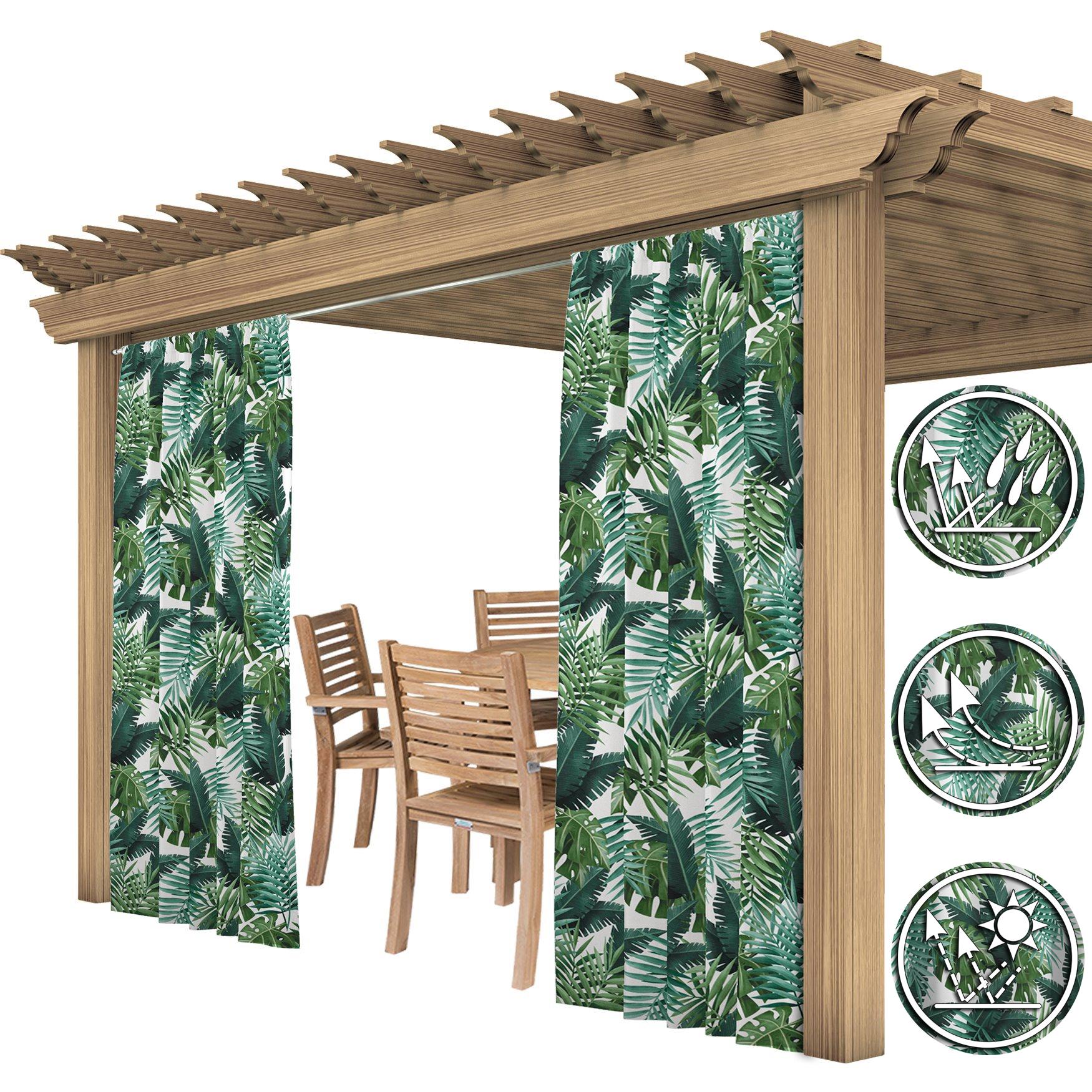 ZASŁONY OGRODOWE 155x200 WODOODPORNE ZASŁONA NA TARAS DO ALTANY TUNEL 002