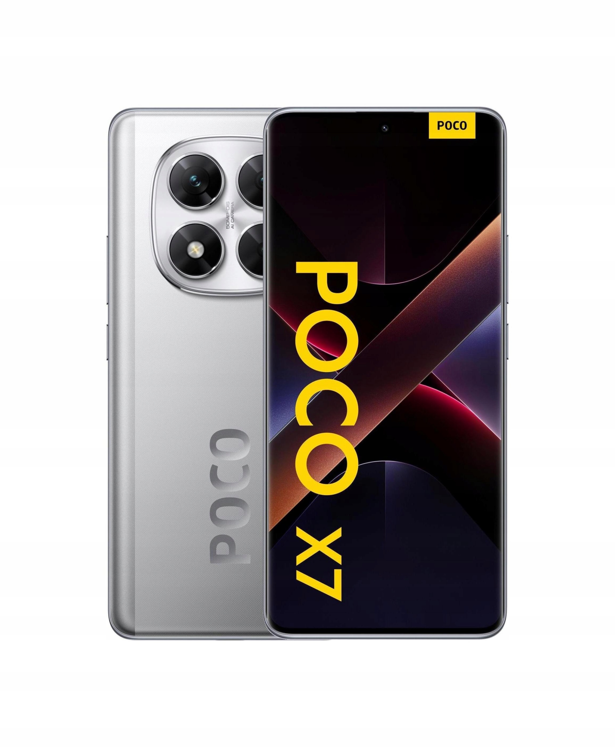 Smartphone Poco X7 5G 12/512GB 6,67" 120Hz 50Mpix Stříbrný
