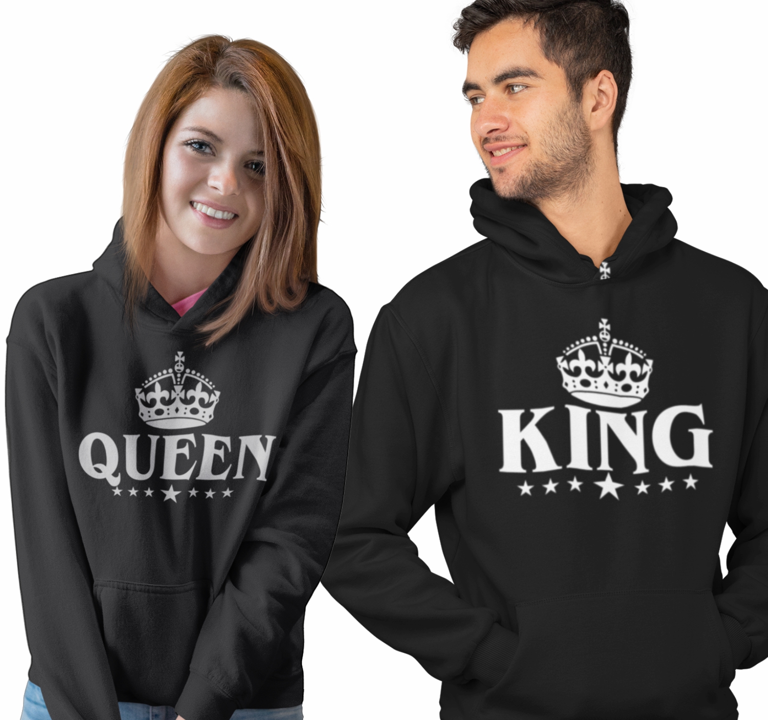 

Zestaw Bluz Walentynki dla Par Prezent King Queen