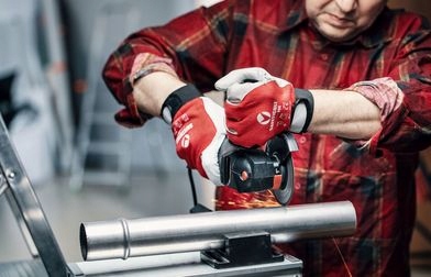 PRO RĘKAWICE RĘKAWICZKI ROBOCZE SKÓRA kozia RZEP10 Marka inna