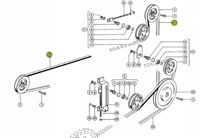 629732 - ПОЯС ПРИВОДНОЙ РЕМЕНЬ ШЕЙКЕРЫ CLAAS DOMINATOR 86 76