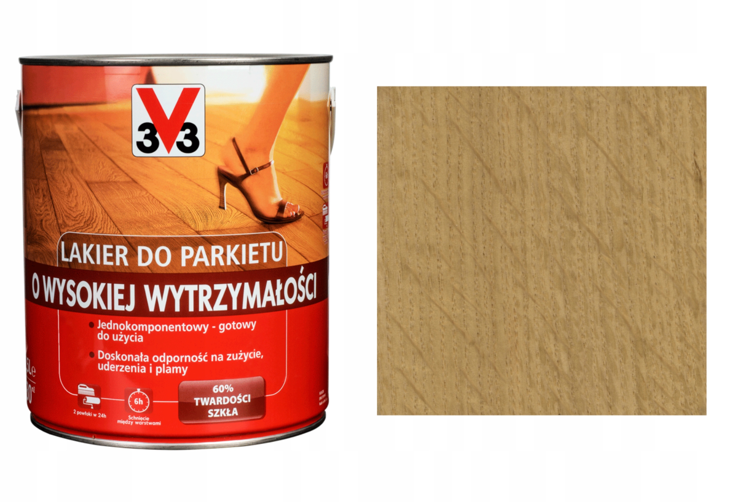 V33 Lak na parkety Vysoká pevnost 2,5 l