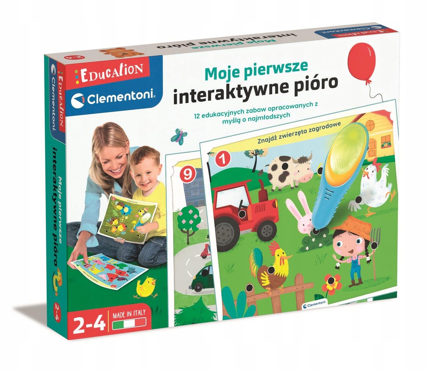 CLEMENTONI MÓWIĄCE PIÓRO DLA MALUCHA +2 lata Rodzaj łamigłówki