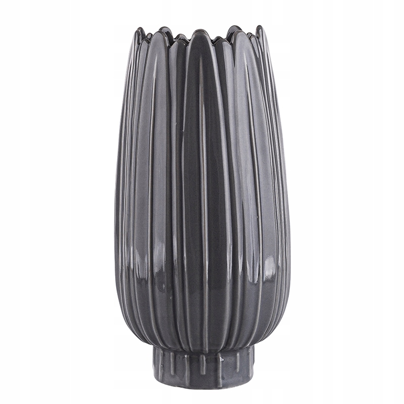 

Wazon Dzbanek Na Kwiaty Bukiet Porcelana Szary