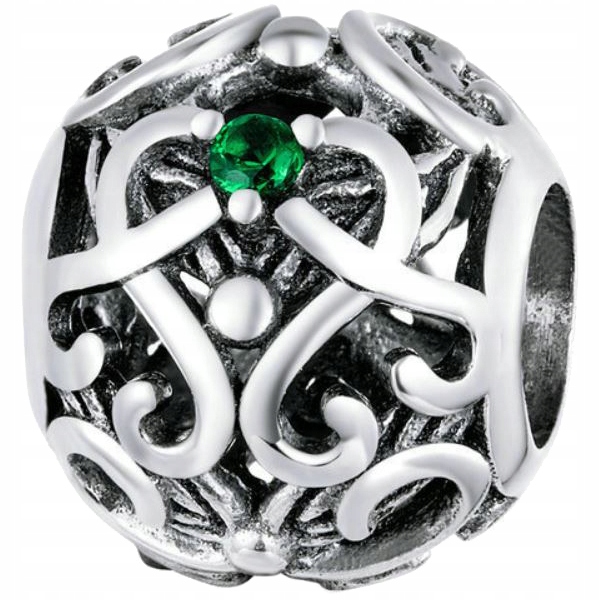 

Charms Koralik Bransoletki Cyrkonia srebro pr.925