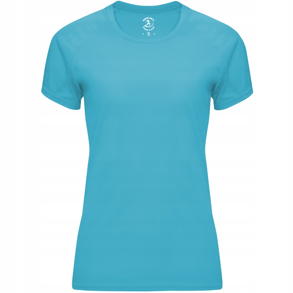 KOSZULKA TERMOAKTYWNA SPORTOWA DO BIEGANIA MOROWO DAMSKA TURKUS M