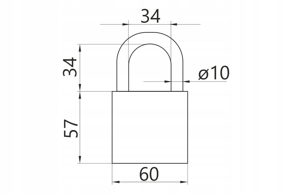 Kłódka aluminiowa 60mm ABUS 727 TITALIUM Marka Abus