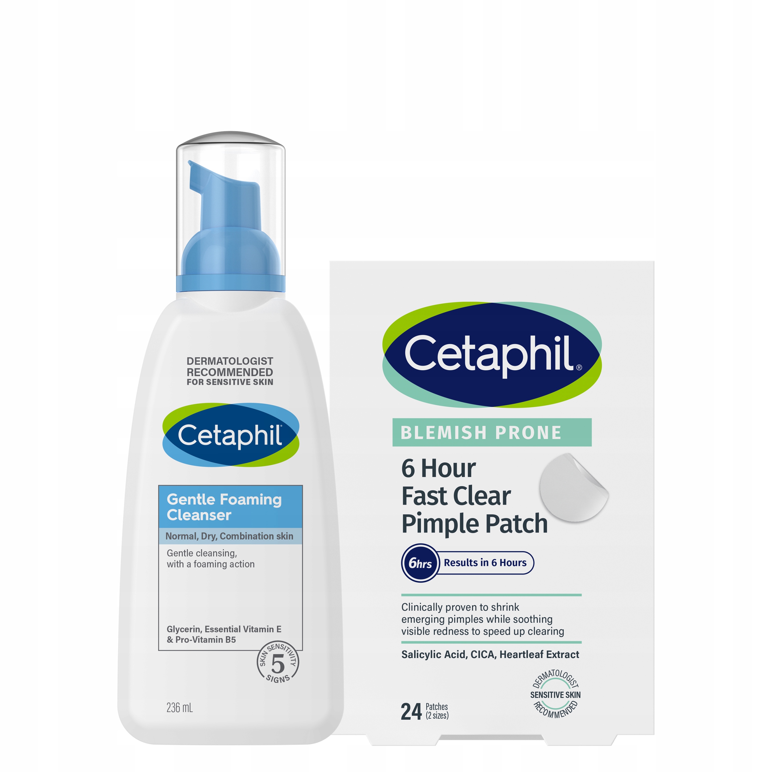 Cetaphil 6 hour Pimple Patch plastry na wypryski Delikatna pianka