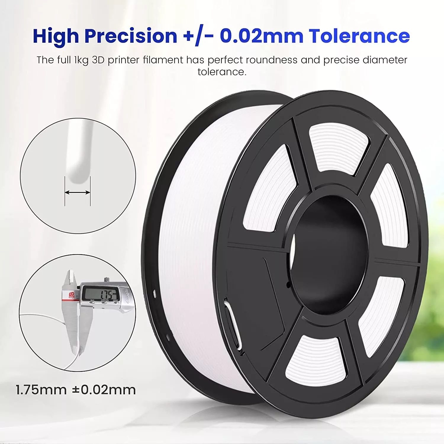 Filament JAYO PLA+ PLA PLUS 1100 g biały white Stan opakowania oryginalne