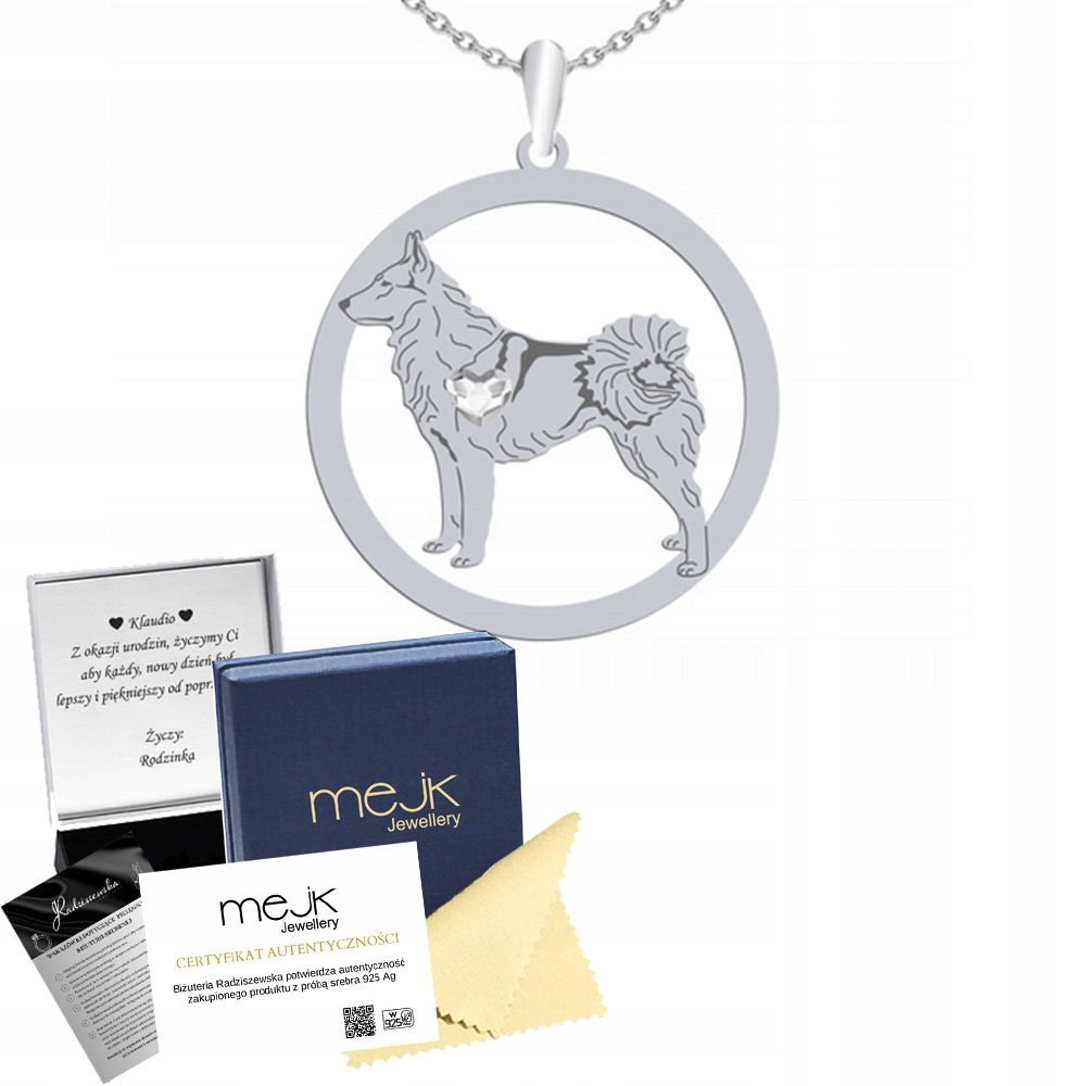 Stříbrný náhrdelník Západosibiřská louka 925 Šperky jako Dárek Gravírování