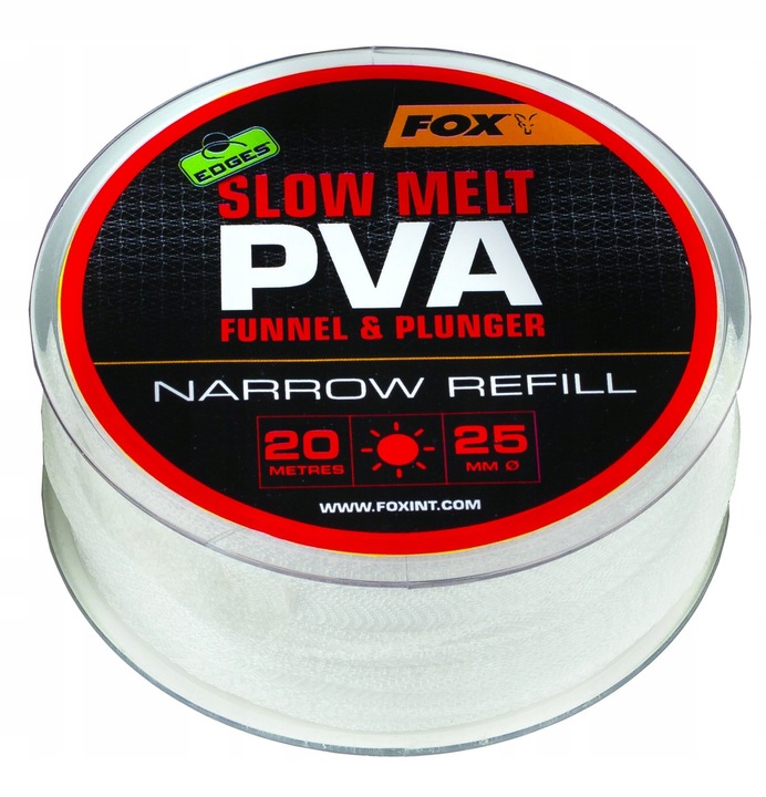 

Siatka Pva Fox Slow Melt Wide 25mm 20m Zapasowa