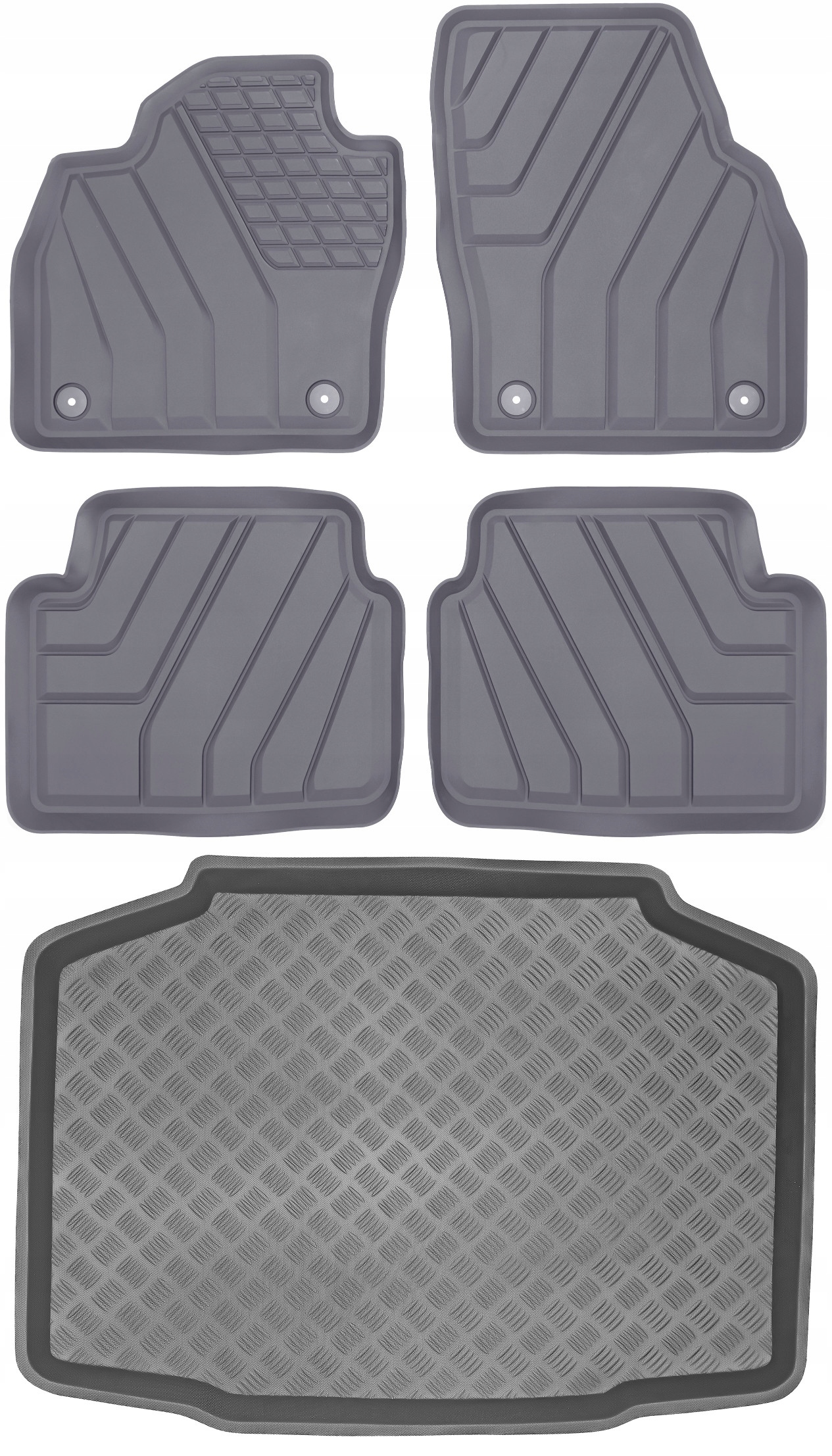 Škoda Kamiq Crossover 2019 Sada Gumové rohože rohož