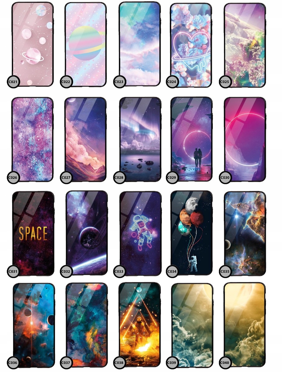 ETUI SZKLANE OBUDOWA DO SAMSUNG GALAXY S10 WZORY Kod producenta GP16