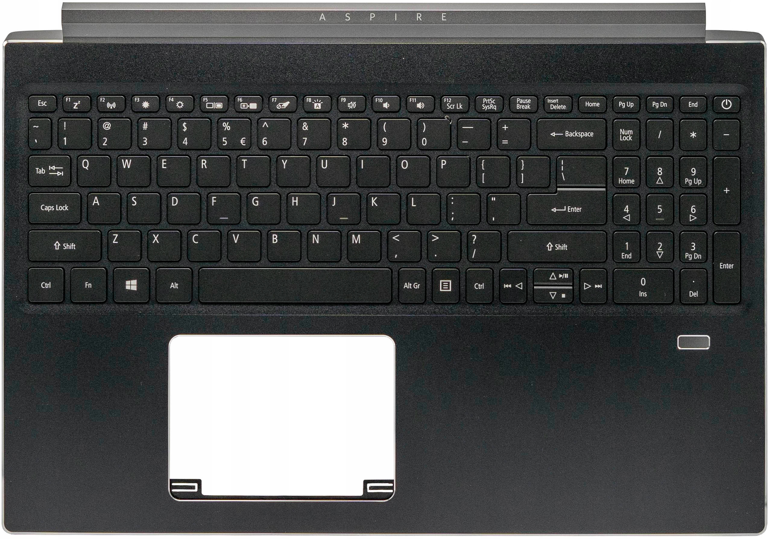 Horní Kryt Klávesnice A715-74G A715-74 Pl Černá Led