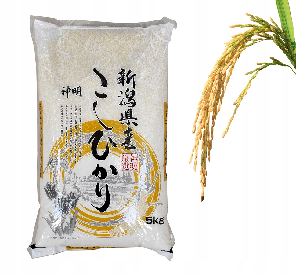 Ryż do sushi Niigata Koshihikari Premium japoński 5 kg