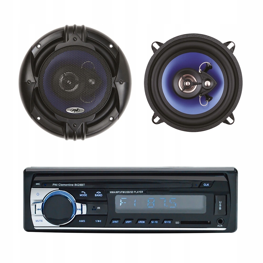 Rádio MP3 prehrávač do auta Pni Clementine 8428BT 4x45w Koaxiálne reprodu