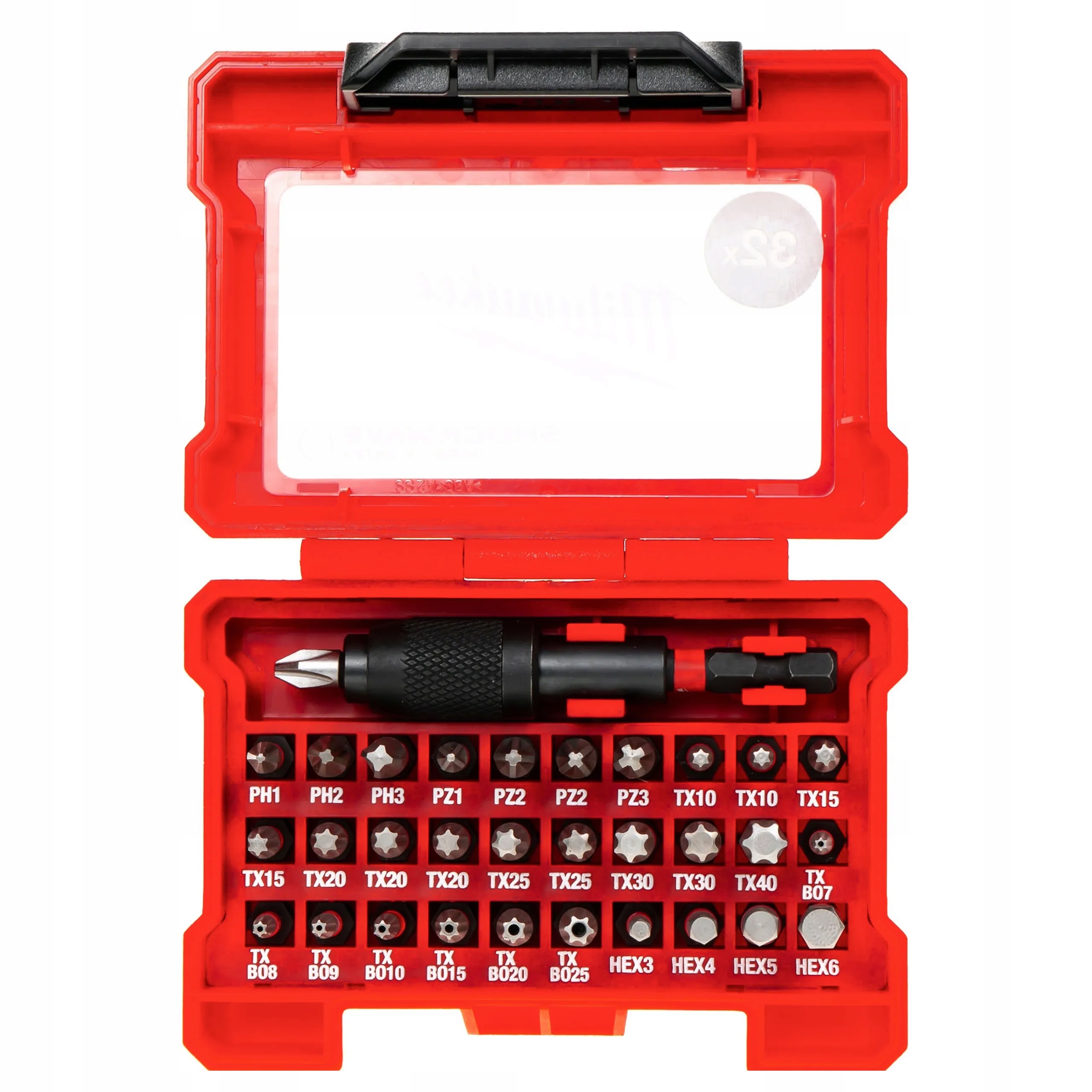 Zestaw bitów udarowych Milwaukee Shockwave 32 szt.